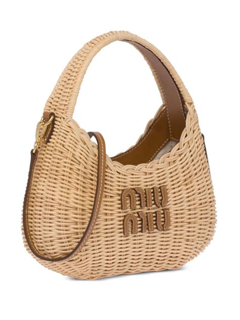 miu miu wicker bag